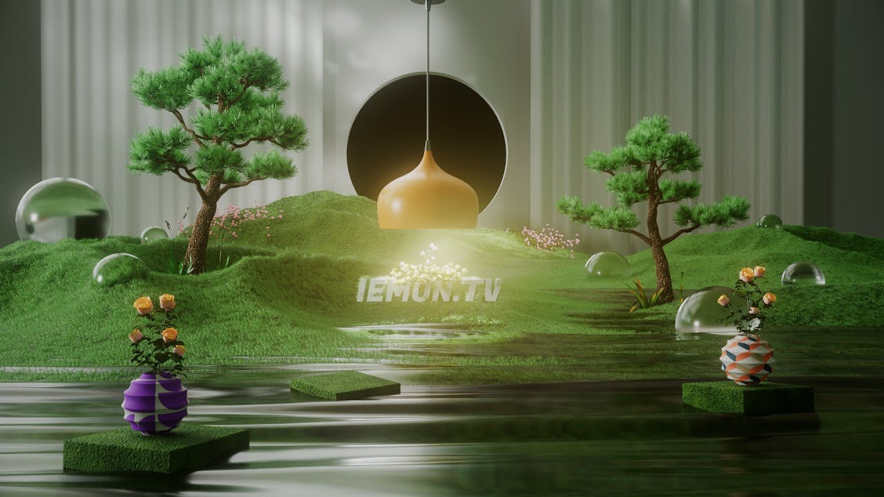 【CINEMA4Dチュートリアル】芝生を作る(Redshift)