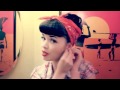 Retro Rockabilly Bandana hair tutorial by Susie Brown