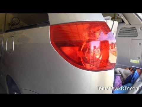 How to Replace Rear Tail Light – Toyota Sienna Minivan
