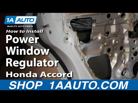 How To Install Replace Rear Power Window Regulator Honda Accord 94-97 1AAuto.com