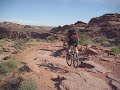 Mark mtn biking Amasa Back (Moab)