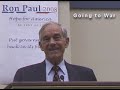 Ron Paul on Going To War