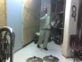 chilling with cymbals