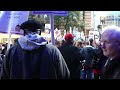 Labor rally outside Boston Hyatt Hotel