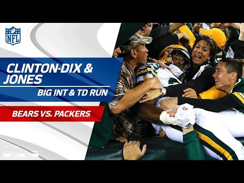 Video: Clinton-Dix's INT Sets Up Rodgers' Bomb to Nelson & Jones' TD! | Bears vs. Packers | NFL Wk 4