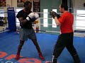 Bülent Baser beim Training mit EX - Weltmeister Herbi Hide