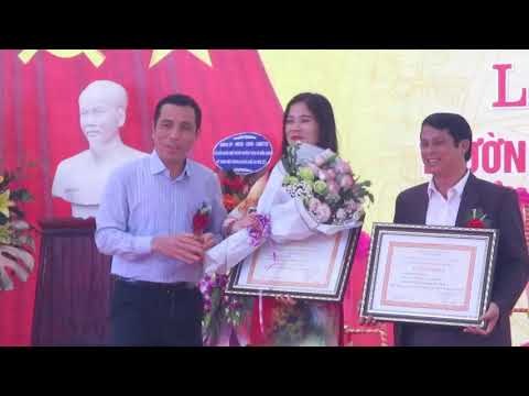 Trường THCS Diễn Xuân đón Bằng Trường Chuẩn quốc gia mức độ 1 (ngày 16/11/2020)