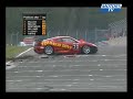 Crash on Oulton Park track British GT