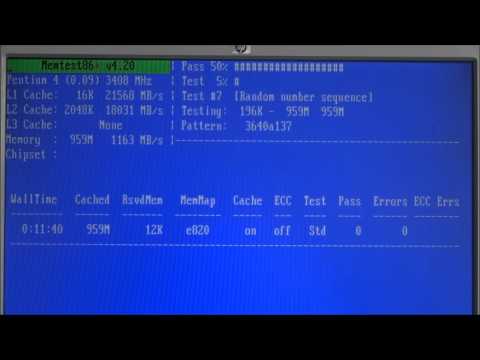 how to test pc memory