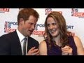 Prince Harry helps Olympian Missy Franklin ...