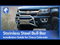 video thumbnail: Front Bumper Guard Fit 2007-2018 Silverado/Sierra 1500 | Stainless Steel TG-GD6C60047-DHBuTA0I-Zg