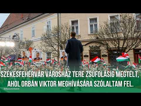 Dr. Pásztor Bálint, a Fidesz-KDNP nagygyűlésén elmondott beszéde-cover