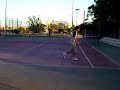 un partido de tenis