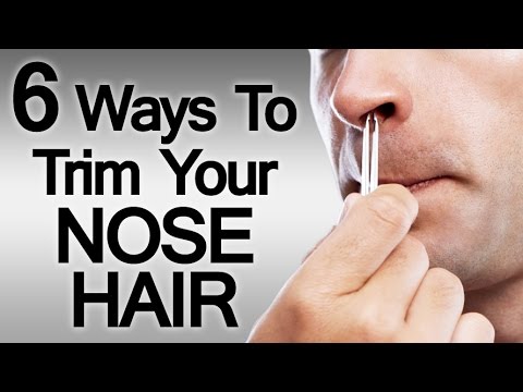 how to remove nose hair