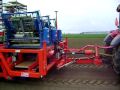 Knolselderij planten met getrokken Ferrari Futura Twin door Loonbedrijf Knuit