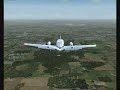FSX Cessna Conquest 441 ILS landing  in  Atlanta, GA
