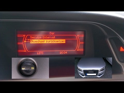 how to reset service on audi a4