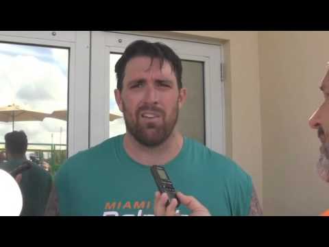 Daryn Colledge at Dolphins Training Camp