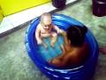 videos de lavinia e alice na piscina fazendo a festa!