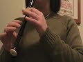 The Butterfly on soprano recorder
