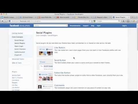 how to provide facebook link on website