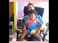 Babywearing in a wheelchair with a Baby K\ Babywearing in a wheelchair with a Baby K\