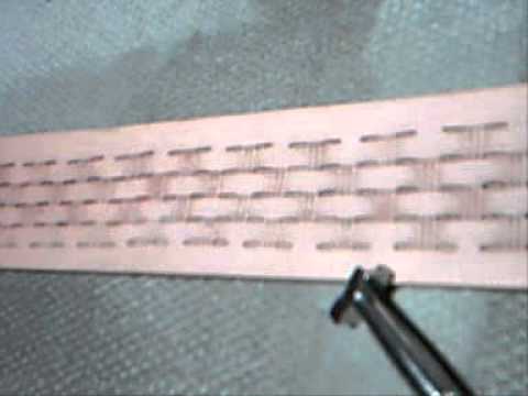 how to dye tooled leather