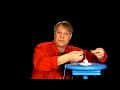 Bill takes apart an incandescent to show how the tungsten filament is made. He shows it in extreme close-up and also discusses the material processing needed to produce ductile tungsten.