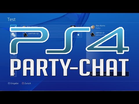 how to party chat on ps4