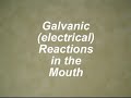 Dr. James Rota: Galvanic Reactions