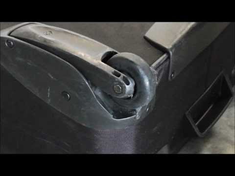 how to repair luggage wheel