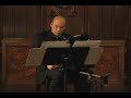 teodoro anzellotti, solo accordion recital at bond chapel, the university of chicago, on dec 9, 2008.

this concert is presented by the renaissance society.


toshio hosokawa, slow motion (2002)

gy�rgy ligeti, musica ricercata (1951-53)
1.sostenuto-misurato-prestissimo
2.allegro con spirito 
3.tempo de valse (poco vivace -