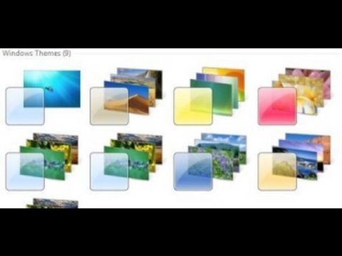 how to theme windows 7