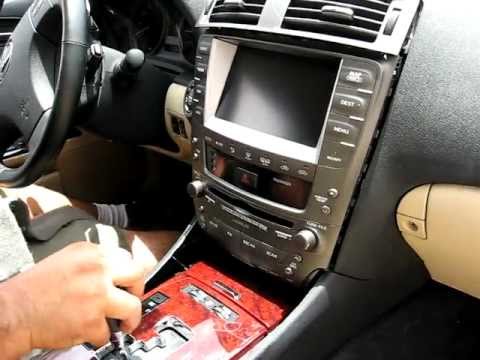 How to Remove Radio / Navigation / Display  from 2006, 2007, 2008 Lexus IS250, IS350 for Repair