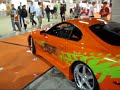 The original full spec Toyota Supra from the movie The Fast and The Furious, on the HME 2008 in Utrecht, the Netherlands being driven from the event to a trailer.Sorry for the low audio quality, i only had a Canon Powershot photo camera with me.Music by the Foo Fighters - Come Back