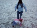 Brabenec Kids Karela Skating with Petra