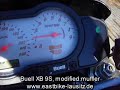 Buell XB 9S modified muffler Buell XB 9S modified muffler