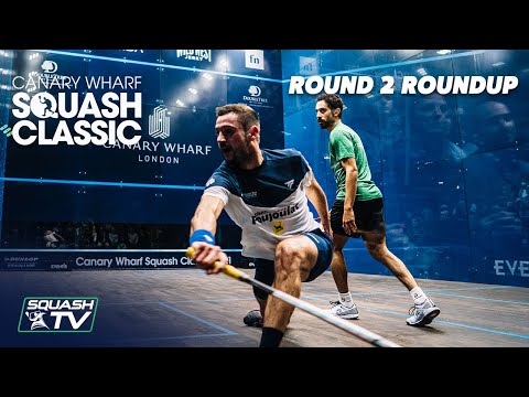 Squash: Canary Wharf Classic 2021 - Round 2 Roundup [Pt.1]