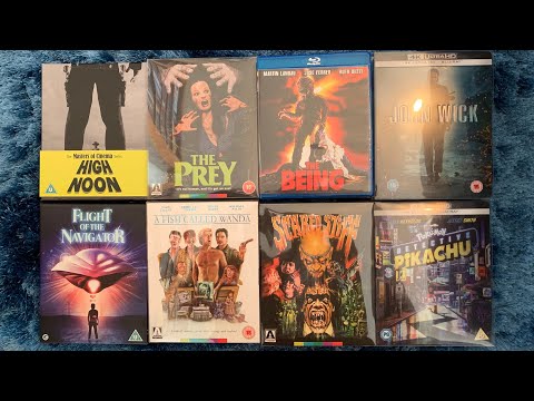 September 2019 Blu Ray/ 4K collection update. 19 titles, Steelbooks, eureka, Arrow, criterion etc.