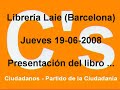 C's - Presentación libro de J.A. Cordero 19-06-2008 (3 de 3)