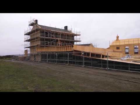 BBC Set Fake Haworth Bronte Build Progress Pennistone Hill 1/5/2016 (To Walk Invisible)