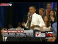 Student confronts Obama at Tampa town hall over human rights hypocrisy, Israel & Egypt