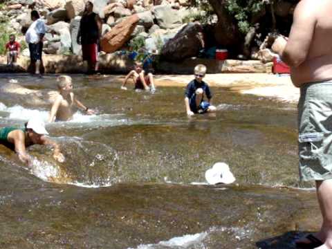 Slide Rock is the name of the river located in SEDONA, ARIZONA