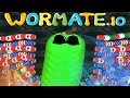 WORMATE.IO - ► 1 BIG WORM VS 1001 NOOBS ► Gameplay Like Slither MasterSP - How To Troll
