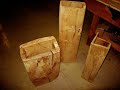 Seriously chunky hand-made furniture