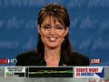 Palin-Biden Debate: Palin\