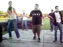 junior coucnelor boys of john knox ranch perform the dance they choreographed themselves to the song 