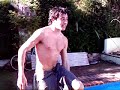 en la pileta...