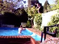 en la pileta...