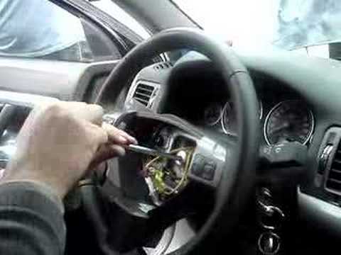 how to remove zafira b steering wheel
